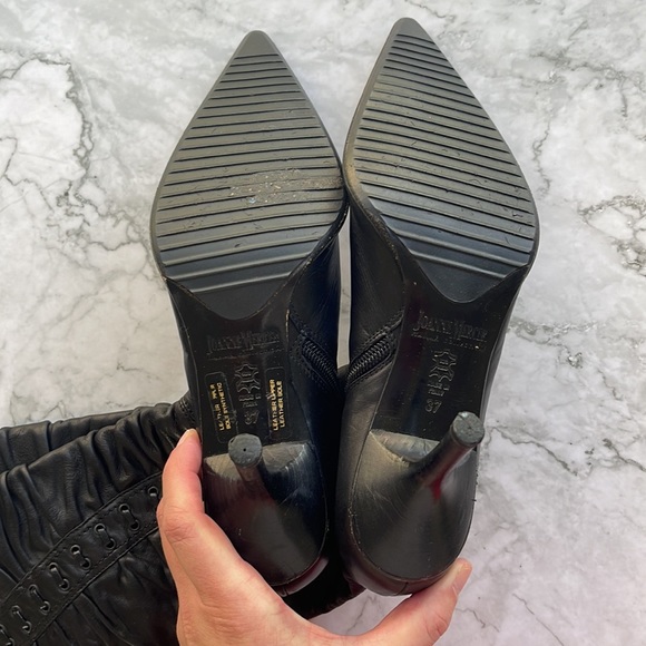 JOANNE MERCER | Knee high heeled pointed toe boots - Picture 9 of 10